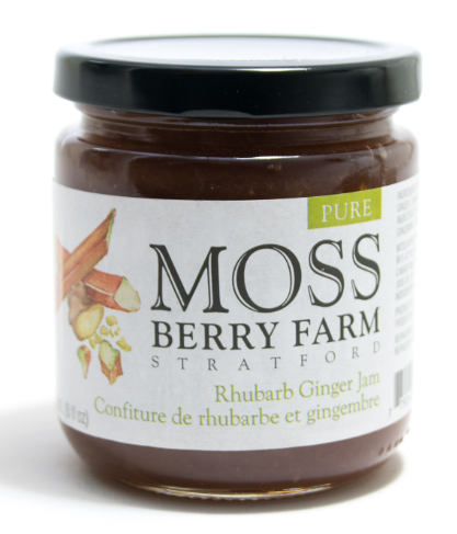 Moss Berry Farm- Rhubarb & Ginger Jam- 250ml